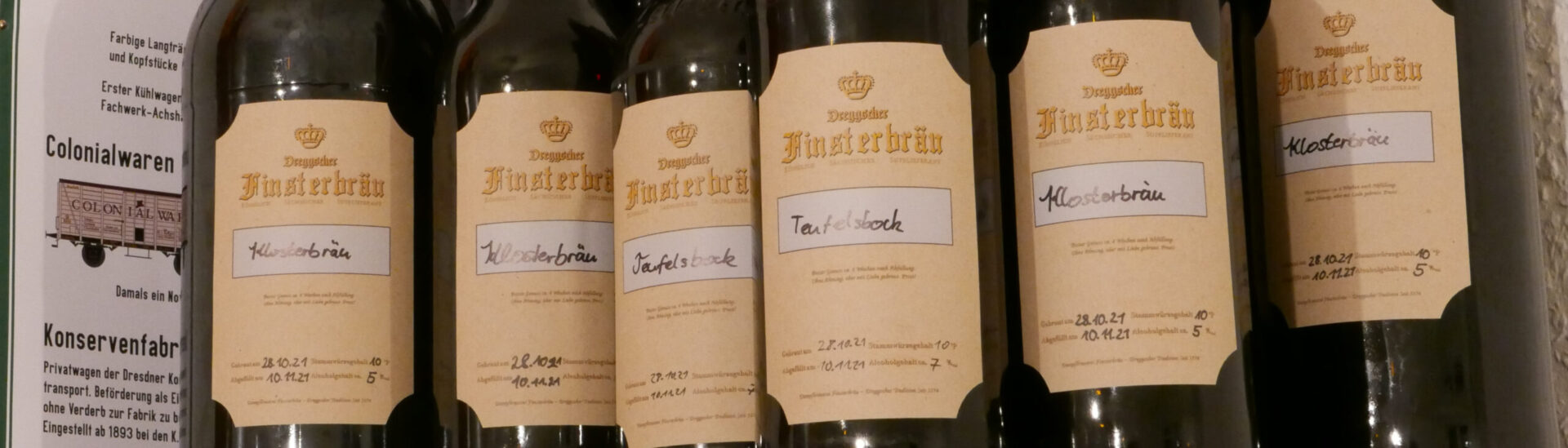 Prost! Das Dreggscher Finsterbräu lebt